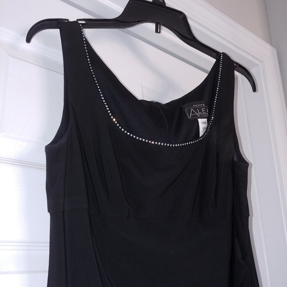 Sleeveless Black (floor length) Dress & Jacket